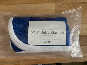 NEW Sealed SYB Shield Your Body Baby Blanket Flannel 40" x 32" SaferBody Silver - Picture 1 of 7