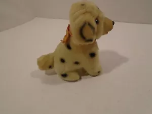 Vintage Jestia Japan Rubber faced Plush Dalmatian Dog 6" #621 - Picture 1 of 6