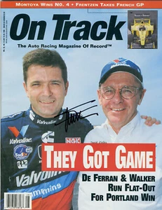 Revista de carreras autografiada por Gil de Ferran del 15 al 29 de julio de 1999 diciembre 2023 B - Imagen 1 de 1