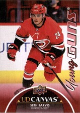 2021-22 Upper Deck UD Canvas Seth Jarvis Rookie Carolina Hurricanes #C376