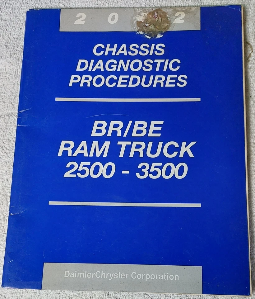  Camión Ram BR/BE 2500-3500 2002 chasis procedimientos de diagnóstico  Foto 1 de 1