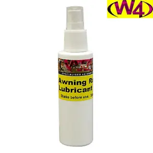 W4 Awning Rail Channel Lubricant Spray Cleaner 100ml CaravanMotorhome 00075 XL65 - Picture 1 of 1