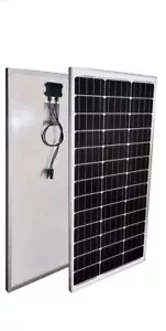 Pannello Solare Fotovoltaico 100W Monocristallino Efficienza Camper Casa 1 KW - Foto 1 di 2
