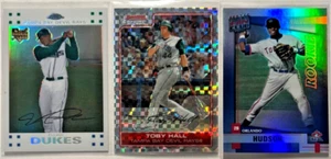 (3x) Elijah Dukes/Toby Hall/Orlando Hudson VINTAGE MLB *#'d* REFRACTOR LOT SP - Picture 1 of 8