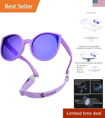 Gafas de sol suaves con montura de TPE para bebés con correas - ideales para niños pequeños 3-24 Foto 1 de 4