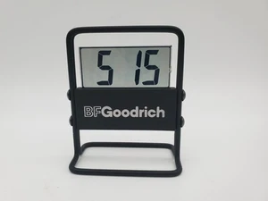 Uhr Vintage BF Goodrich Reifen Werbung neue Batterie 6" Metall Stand Uhrzeit Datum - Bild 1 von 7