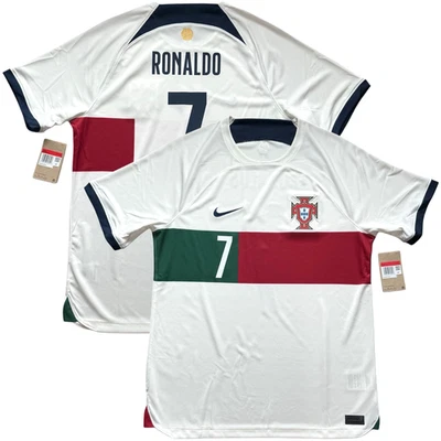 2022/23 Portugal Away Jersey #7 Ronaldo Large Nike World Cup Soccer CR7 Kit - Image 1 of 4