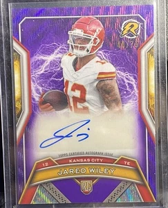 Jared Wiley Resurgence Topps Signed Purple Wave 44/75 - Picture 1 of 2