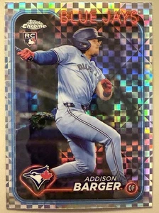 Addison Barger 2024 Topps Chrome Update Xfractor RC USC159 Blue Jays Rookie  - Picture 1 of 2