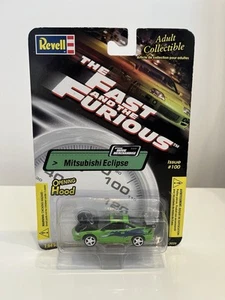 Revell Die Cast The Fast And The Furious Mitsubishi Eclipse Rare Card Issue #100 - Picture 1 of 7