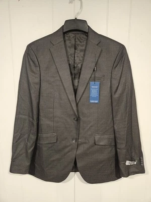Kenneth Cole Reaction 38R Techni-Cole Traje Chaqueta Blazer Abrigo Deportivo Gris Nuevo con Etiquetas  Foto 1 de 4
