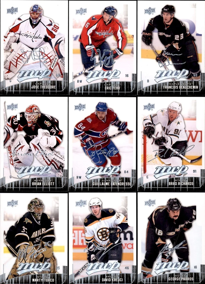 2009-10 Upper Deck MVP Hockey Complete Your Set #1-394 You Pick! - Image 1 of 4