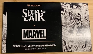 Magic The Gathering Secret Lair x Spider-Man: Venom Unleashed (Tintas) LÁMINA ARCO IRIS - Sellado 🇺🇸 - Imagen 1 de 3