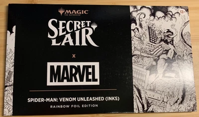 MTG Secret Lair x Spider-Man: Venom Unleashed (Inks) RAINBOW FOIL - Sealed 🇺🇸 - Image 1 of 3
