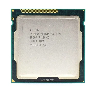 Intel Xeon E3-1220 3.1GHz 5 GT/s Quad-Core SR00F LGA 1155 CPU Processor - Image 1 of 4