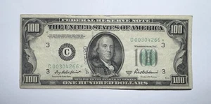 1950 B $100 Federal Reserve Star Note, Philadelphia, Pennsylvania - Picture 1 of 2