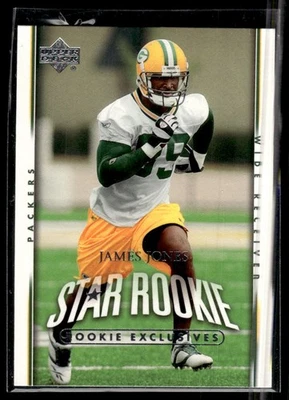 2007 Upper Deck Star Rookies Rookie Exclusives Edition James Jones Green Bay - Image 1 of 2