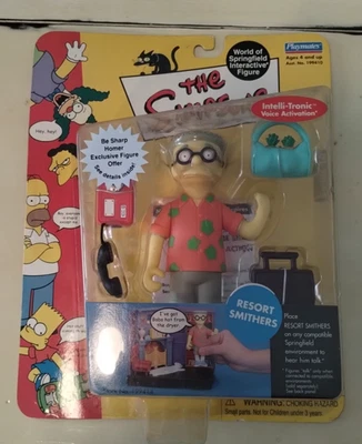 Figura de acción Playmates Los Simpson • Resort Smithers • WoS Serie 10 sin usar, en caja 2002 Foto 1 de 4