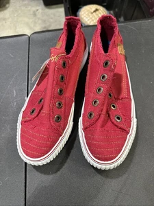 Blowfish Malibu Play rote schnürlose Slipper Turnschuhe Damengröße 8,5 - Bild 1 von 9