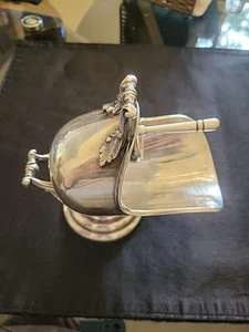 Antique Edwardian English Silver Plated Sugar Shuttle  - Picture 1 of 10