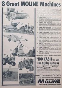 1959 Minneapolis-Moline 8 Great Machines Vintage Ad #912 - Picture 1 of 1