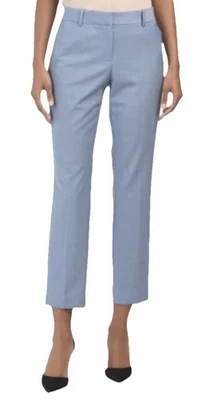 THEORY Izelle S Adrian 套装弹力踝裤 8 码浅蓝色牛仔布 — 第 1/4 张图片