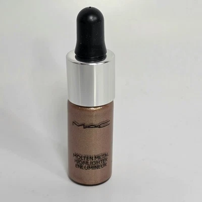 MAC Molten Metal Liquid Highlighter Drops Bronze-Gold Rare Prototype 14 ml - Image 1 of 4