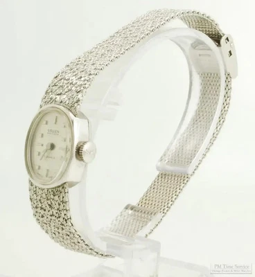 Gruen grade 248 vintage ladies' wrist watch, 17 jewels, WGF case & bracelet - Image 1 of 4