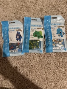 Nanoblock Pokémon Lucario/ Bulbasaur/ Squirtle - Picture 1 of 1