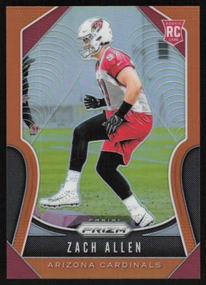 2019 Panini Prizm Orange Rookie #389 Zach Allen /249 Arizona Cardinals - Image 1 of 2