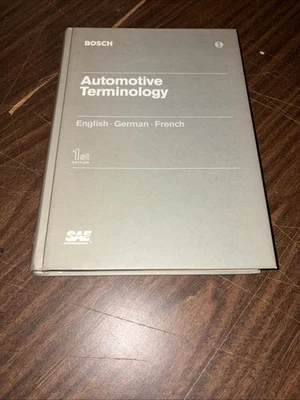 Bosch Automotive Terminology SAE International 1st Edition 1998 Hardcover  - Image 1 of 4