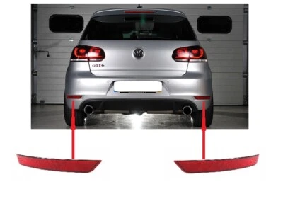 Nouveau VW GOLF VI GTI / GTD 2009 - 2013 Nouveau Ensemble De Réflecteurs Arrière - Photo 1/3