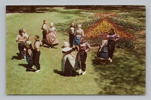 Postcard Dutch Dances Tulip Festival Holland Michigan - Picture 1 of 2