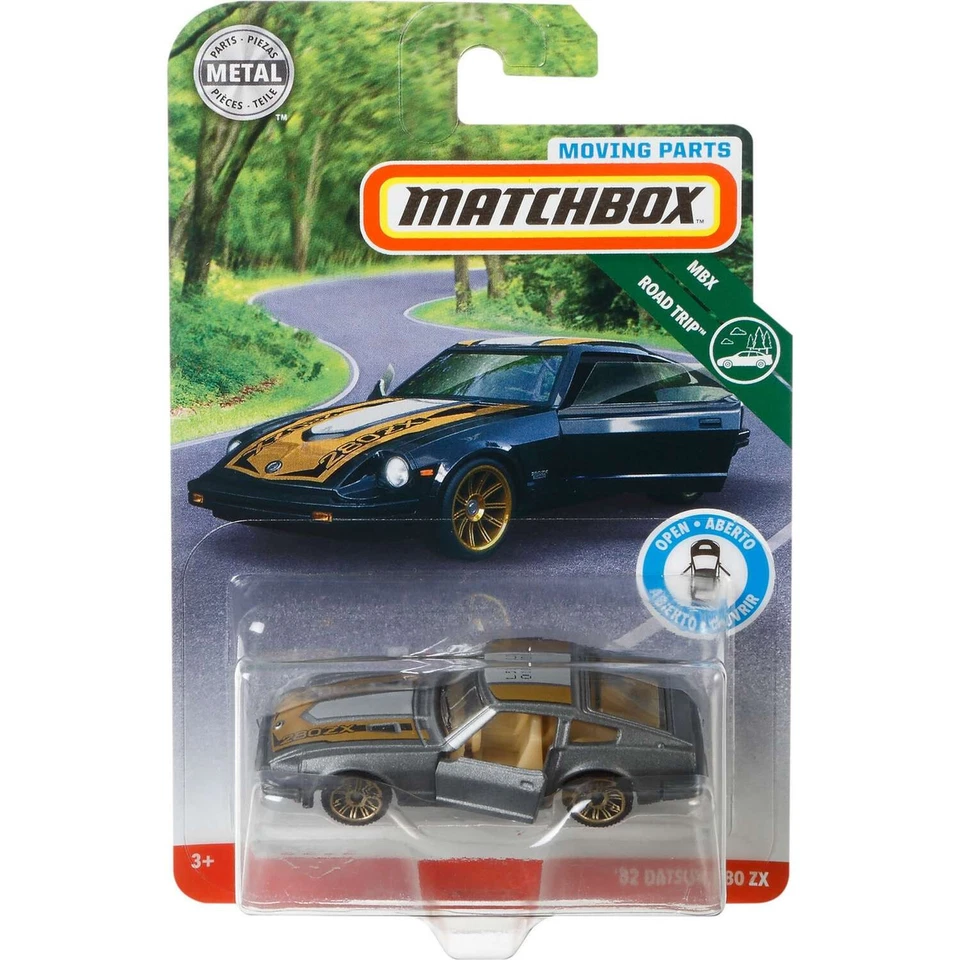 MATCHBOX 1/64 MOVING PARTS '82 DATSUN 280 ZX ROAD TRIP MBX FWD40 - Image 1 of 1