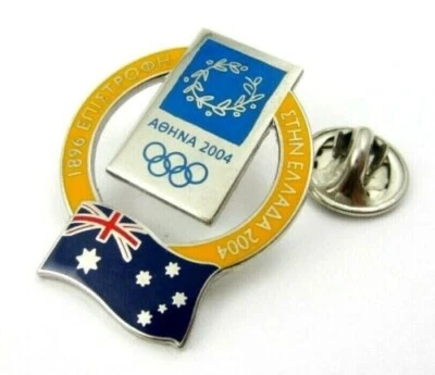 2004 Athens Olympics Participating Nations in 1896 AUSTRALIA NOC Pin Limited - Image 1 of 4