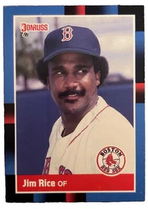 Excellent: Vintage 1988 Donruss Jim Rice Boston Red Sox Trading Card - Picture 1 of 2