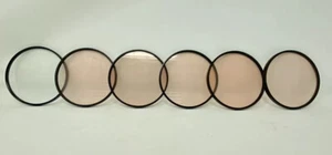 Tiffen 4 1/2 Round Pro Lens Set Of 6 - lens filter 4.5" drop-in - Great Shape!!! - Picture 1 of 6