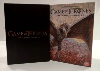 Game of Thrones: The Complete Seasons 1-6 (DVD, 2016) Box set (UK) HBO G. Martin - Image 1 of 4