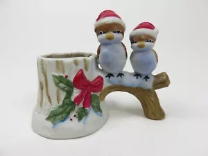Portavelas votivas vintage LeGo Taiwán festivo pájaros navideños BA5C2302 - Imagen 1 de 4