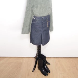 Diesel Denim Mini Skirt A line Blue Jeans Cotton Blend Size 28 - Picture 1 of 6