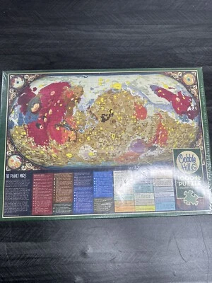 Rompecabezas y póster The Planet Mars - ¡1000 piezas completas en bolsa! Nunca abierto Foto 1 de 4