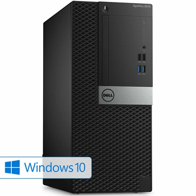 PC Computer Desktop Tower Ricondizionato GRADO B Dell i5 Ram 8Gb SSD 240 Win10 - Immagine 1 di 4