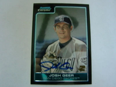 2006 Bowman Chrome #BC232 Josh Geer Autograph /Signed Card (B3) San Diego Padres - Image 1 of 2