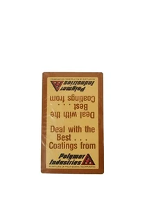 VERY RARE POLYMER INDUSTRIES ON PLAYING CARDS - Picture 1 of 3