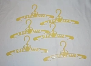 Vintage Baby/Kinder oder Puppe Kleiderbügel Menge 6, 9,5" lang Kunststoff - Bild 1 von 5