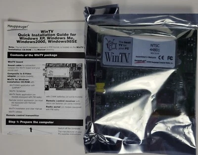 Hauppage! WinTV Desktop PCI Card Tuner NTSC 44801 XP, Me, 2000 ~ NEW - Image 1 of 4