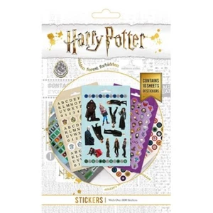 Set Di Adesivi Harry Potter 800 Pezzi, Compleanno, Regalo Merchandise Ufficiale - Picture 1 of 1