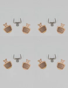 Zapatas de freno de discos Formula Oro / pastillas de freno sinterizadas 4 pares NUEVO - Imagen 1 de 2