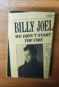 Billy Joel We Didn't Start The Fire Audio Cassette Single - Picture 1 of 3