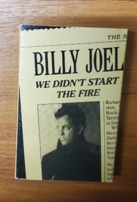 Billy Joel We Didn't Start The Fire Audio Cassette Single - Image 1 of 3